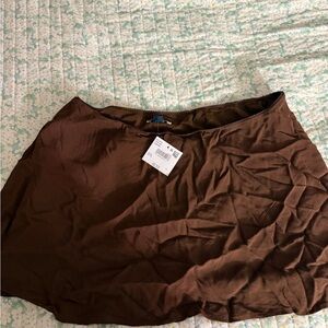 American Eagle Outfitters Chocolate Mini Skirt